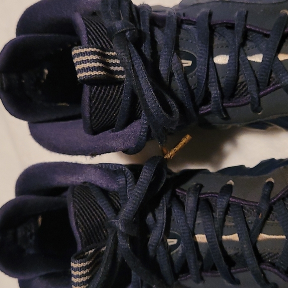 Boys Nike Foamposite One Navy Gum - Picture 7 of 8